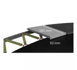 Berg Champion Inground 380 Trampoline - Grijs -Little Dutch || Stokke || Joolz Verkoopwinkel berg champion inground 380 trampoline grijs 2