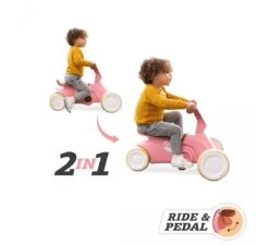 Berg Go2 Retro - Pink -Little Dutch || Stokke || Joolz Verkoopwinkel berg go2 retro pink 5