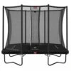 Berg Ultim Favorit Regular 280 Trampoline + Safety Net Comfort - Black -Little Dutch || Stokke || Joolz Verkoopwinkel berg ultim favorit regular 280 trampoline safety net comfort black