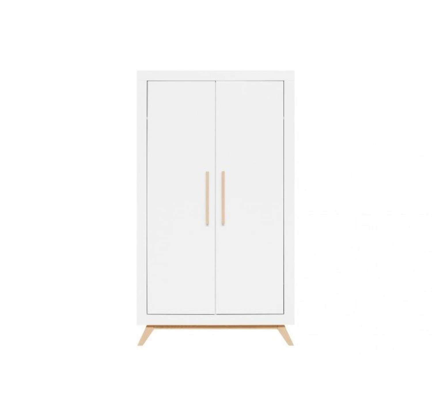 2-Deurskast Fenna - Wit 4 2-Deurskast Fenna - Wit - Afbeelding 2