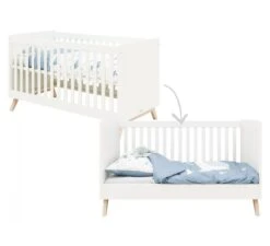 Bedbank Fenna 70x140 - Wit