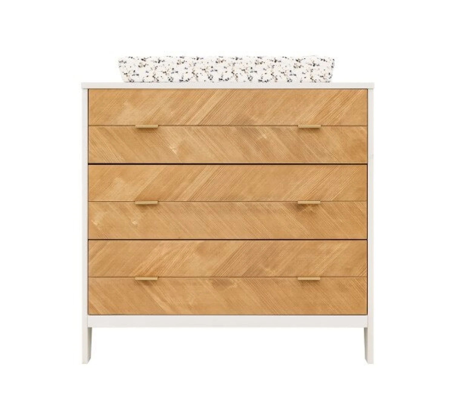 Isa Commode Met 3 Laden - Vintage White 4 Isa Commode Met 3 Laden - Vintage White - Afbeelding 2