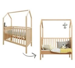 My First House Bedbank 60x120 - Naturel