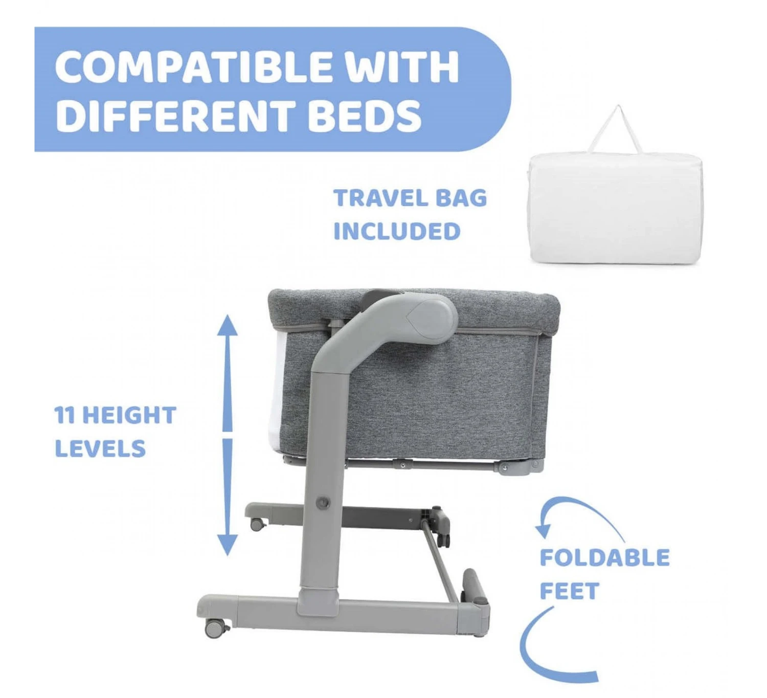 CHICCO Next2me Magic Evo - Desert Taupe 7 CHICCO Next2me Magic Evo - Desert Taupe - Afbeelding 5