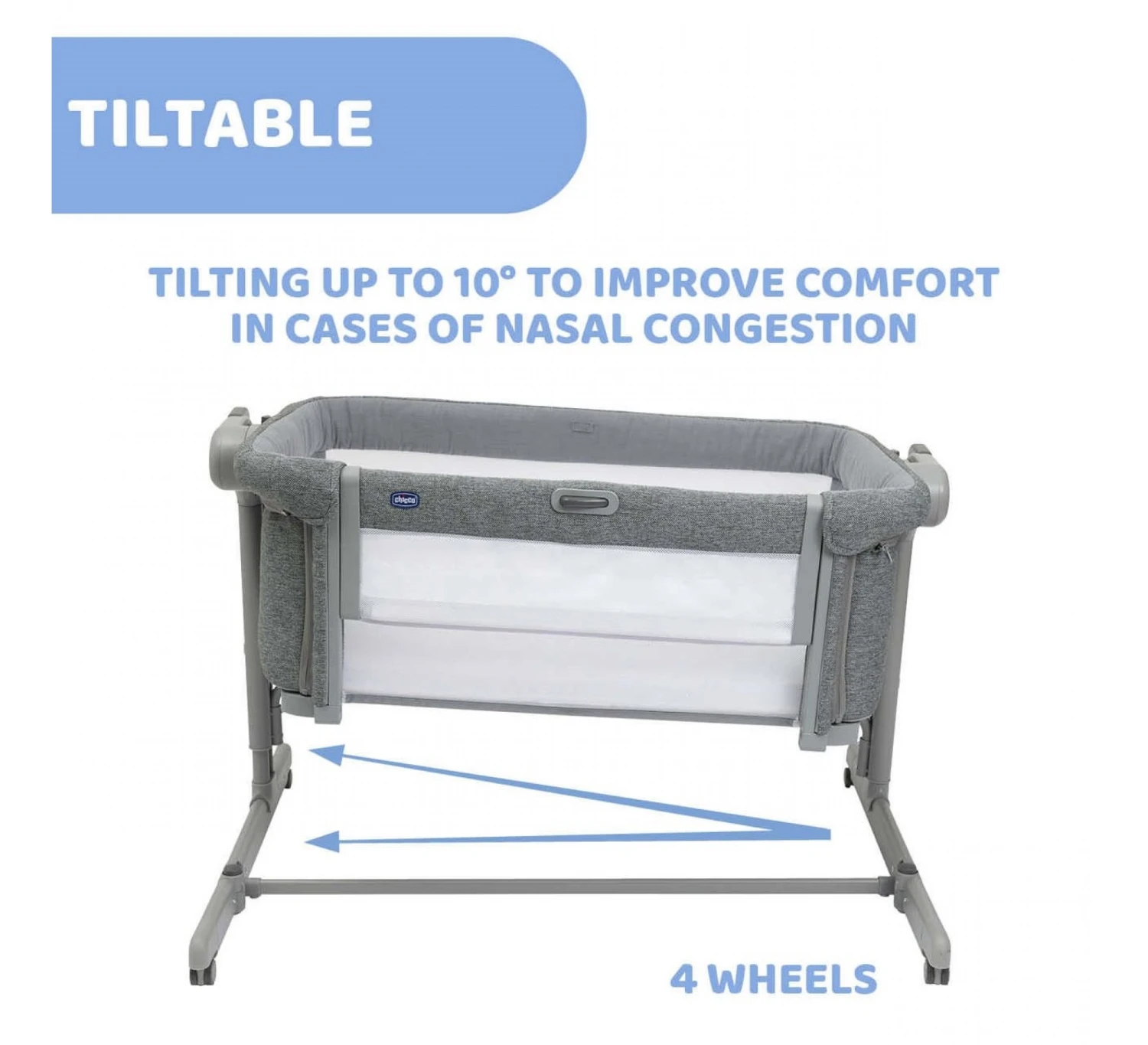 CHICCO Next2me Magic Evo - Desert Taupe 8 CHICCO Next2me Magic Evo - Desert Taupe - Afbeelding 6