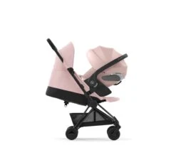 CYBEX Coya Buggy - Matt Black/Peach Pink -Little Dutch || Stokke || Joolz Verkoopwinkel cybex coya buggy matt black peach pink 6