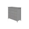 Commode Luna 4-Laden - Grey 1 Commode Luna 4-Laden - Grey -Little Dutch || Stokke || Joolz Verkoopwinkel flexa commode luna 4 laden grey