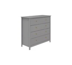 Commode Luna 4-Laden - Grey -Little Dutch || Stokke || Joolz Verkoopwinkel flexa commode luna 4 laden grey 2