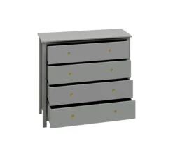 Commode Luna 4-Laden - Grey -Little Dutch || Stokke || Joolz Verkoopwinkel flexa commode luna 4 laden grey 4