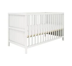 Ledikant Luna Groeven 70x140 - White -Little Dutch || Stokke || Joolz Verkoopwinkel flexa ledikant luna groeven 70x140 white 3