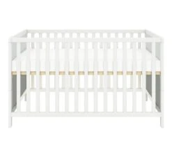Ledikant Luna Groeven 70x140 - White -Little Dutch || Stokke || Joolz Verkoopwinkel flexa ledikant luna groeven 70x140 white 5