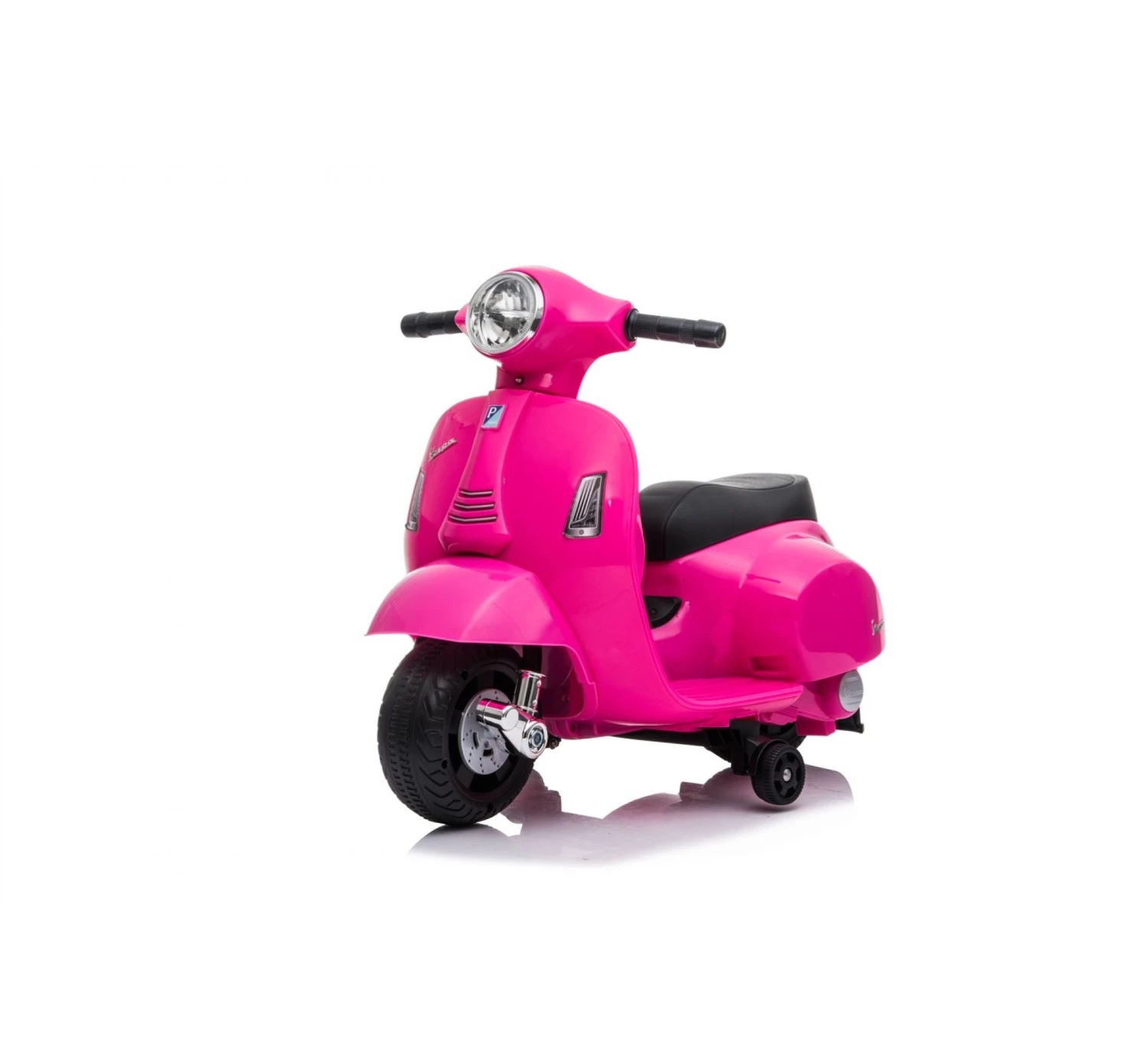 Loopauto Vespa Scooter Elektrisch - Roze 3 Loopauto Vespa Scooter Elektrisch - Roze