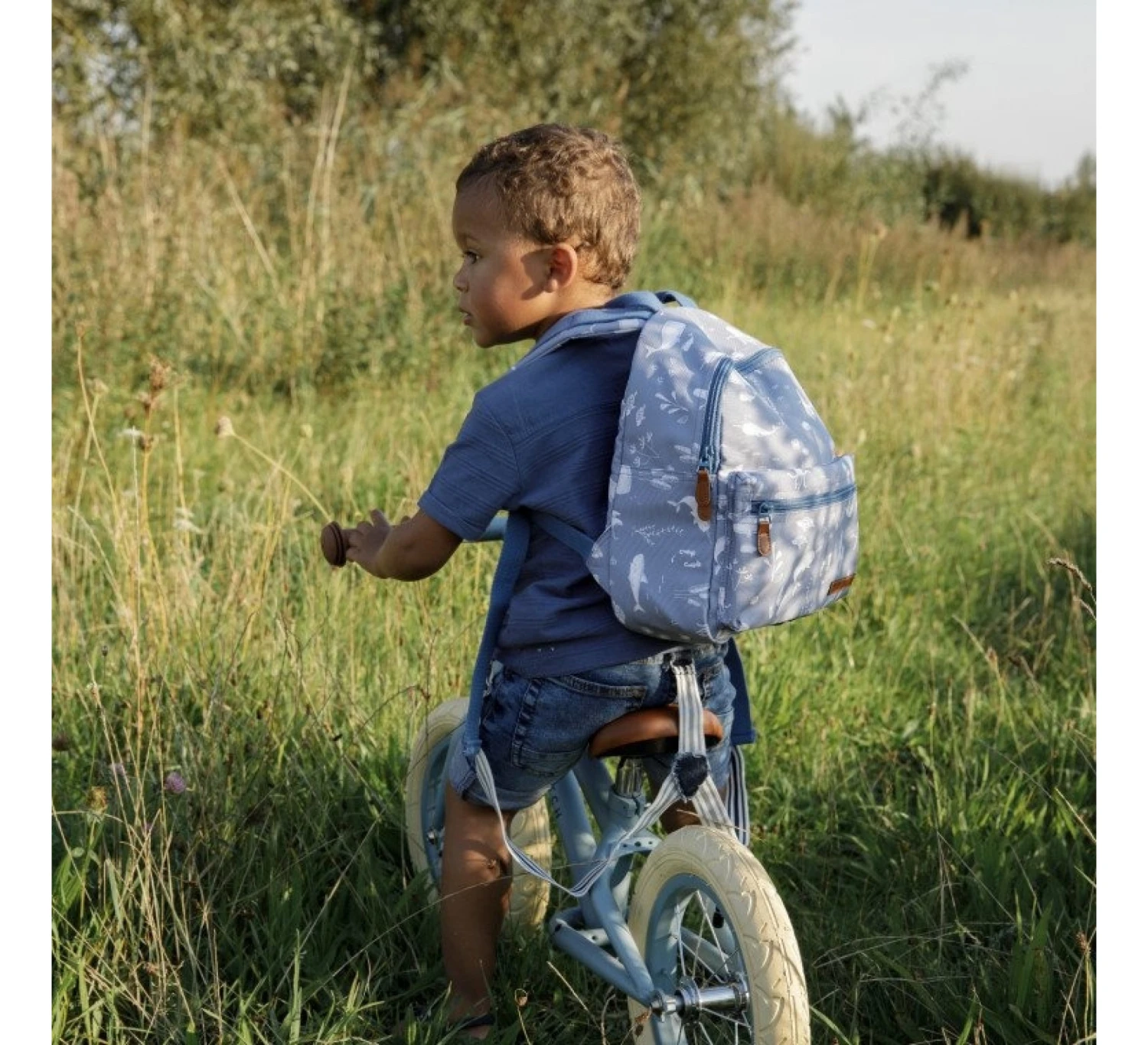 Little Dutch Loopfiets - Mat Blue 6 Little Dutch Loopfiets - Mat Blue - Afbeelding 4