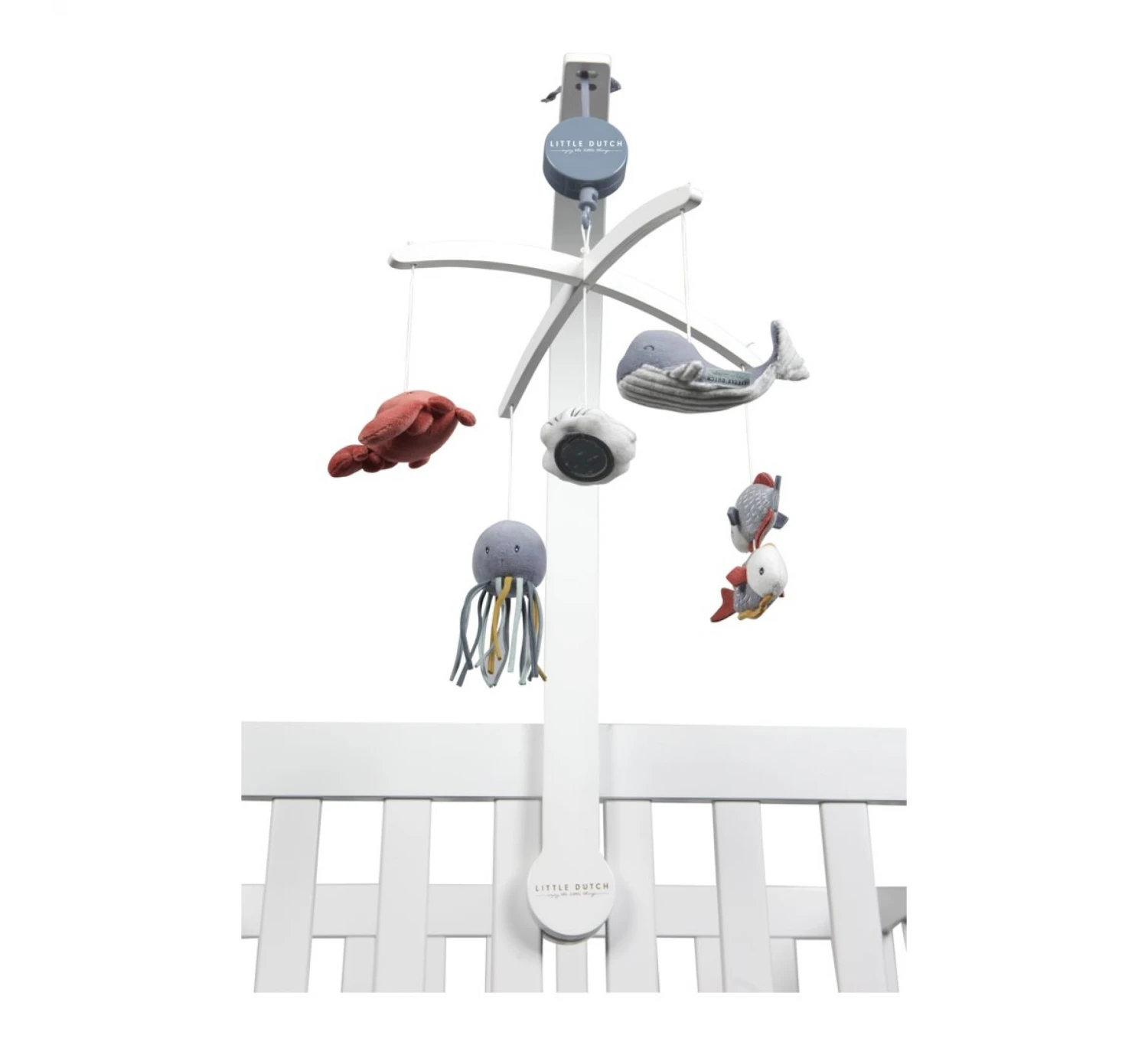 Little Dutch Muziekmobiel Wit - Ocean Blue 3 Little Dutch Muziekmobiel Wit - Ocean Blue