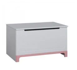 Mini Speelgoedkist Wit/roze