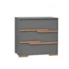Snap Commode 3-Laden - Dark Grey -Little Dutch || Stokke || Joolz Verkoopwinkel pinio snap commode 3 laden dark grey