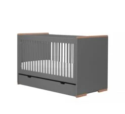 Snap Ledikantlade 70x140cm - Dark Grey