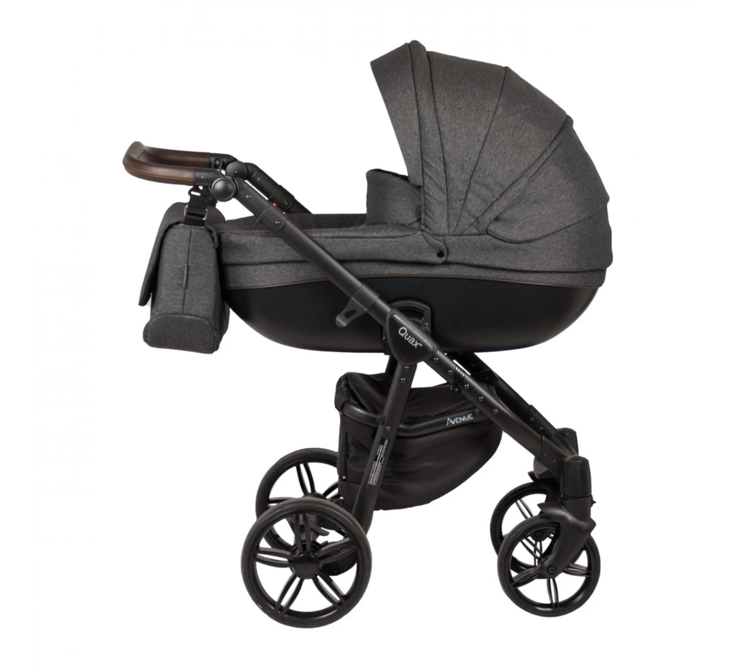 Avenue Kinderwagen Linen Black 4 Avenue Kinderwagen Linen Black - Afbeelding 2