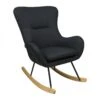 Rocking Chair Adult Basic - Black -Little Dutch || Stokke || Joolz Verkoopwinkel quax rocking chair adult basic black