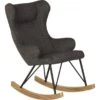 Rocking Kids Chair De Luxe - Black -Little Dutch || Stokke || Joolz Verkoopwinkel quax rocking kids chair de luxe black