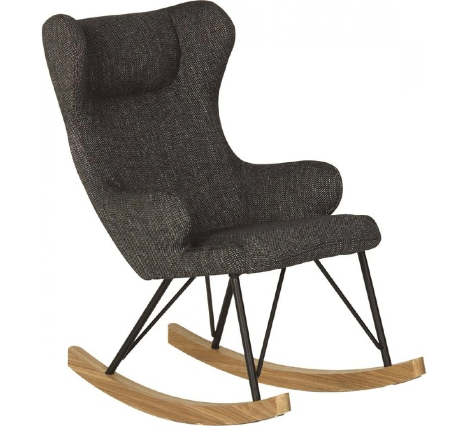 Rocking Kids Chair De Luxe - Black 3 Rocking Kids Chair De Luxe - Black