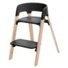 Stokke Steps™ Kinderstoel - Black Naturel 2 Stokke Steps™ Kinderstoel - Black Naturel -Little Dutch || Stokke || Joolz Verkoopwinkel stokkeAR stepsa kinderstoel black naturel