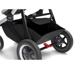 Thule Sleek Kinderwagen - Grey Melange -Little Dutch || Stokke || Joolz Verkoopwinkel thule sleek kinderwagen grey melange 3