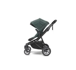 Thule Sleek Kinderwagen - Mallard Green On Black -Little Dutch || Stokke || Joolz Verkoopwinkel thule sleek kinderwagen mallard green on black 2