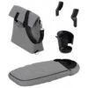 Thule Sleek Launch Pack - Grey Melange -Little Dutch || Stokke || Joolz Verkoopwinkel thule sleek launch pack grey melange